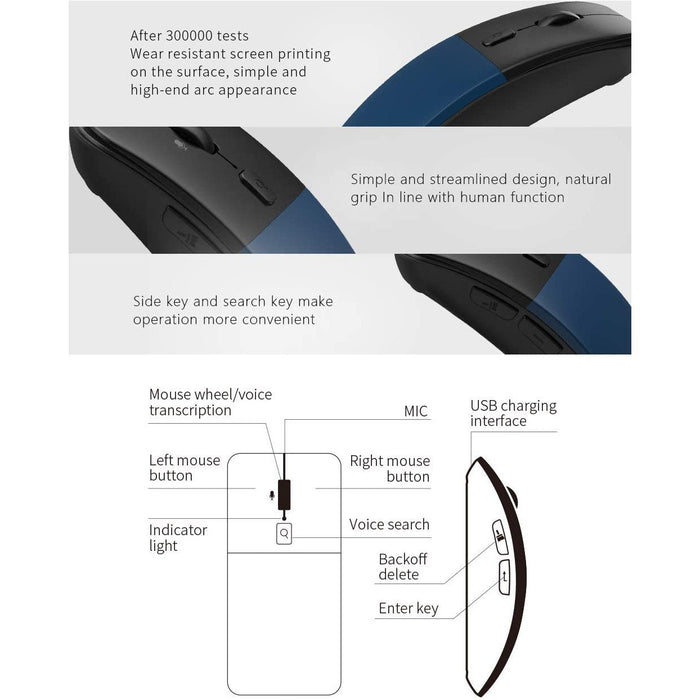 SAMA Intelligent Translation Mouse Blue color-Wireless Mice-SAMA-brands-world.ca
