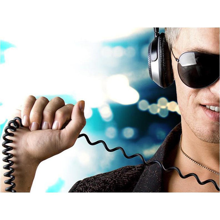 SAMA SA-20705 3. 5mm AUX Spring Car Cable 2M, With Call Function-Audio Cables-SAMA-brands-world.ca