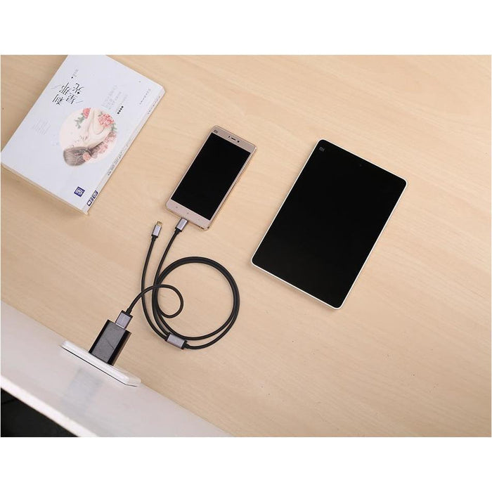 SAMA SA-40349 Dual Micro USB Splitter Charge Cable 1.5M-Micro USB Cable-SAMA-brands-world.ca