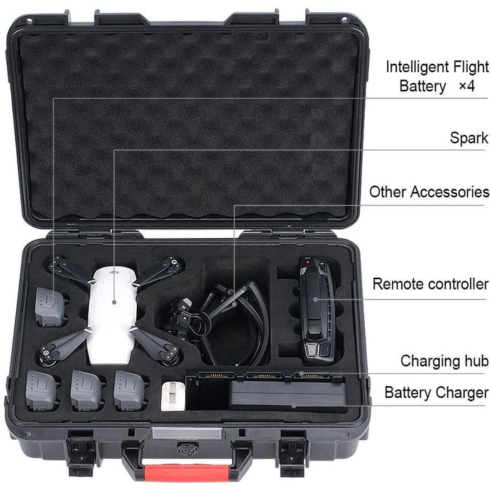 Smatree Carry Case for DJI Spark, Waterproof Hard Portable DJI...-Selfie Sticks & Grips-SAMA-brands-world.ca