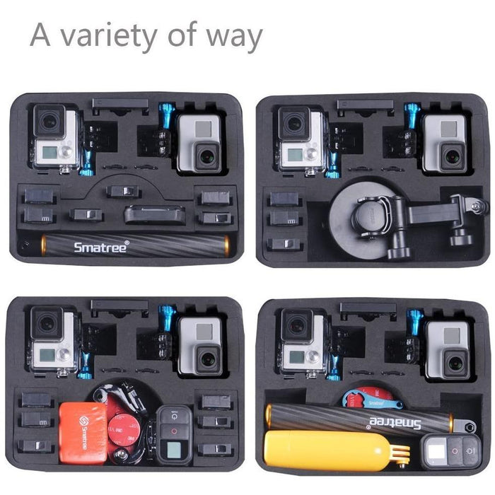 Smatree G260SL Carrying Case for Gopro Hero 7/6/5/4/3+/3/2/1/Gopro 2018-Selfie Sticks & Grips-Smatree-brands-world.ca
