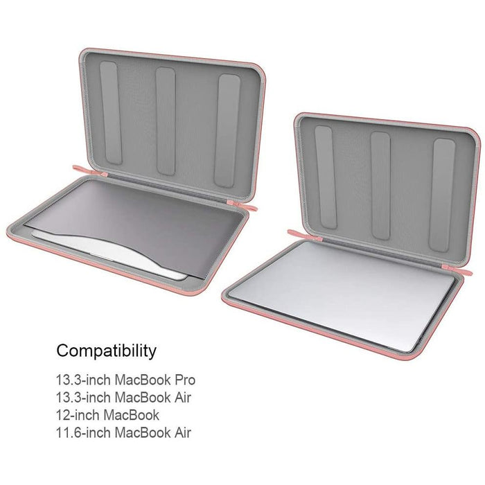 Smatree Hardshell Laptop Sleeve Compatible with MacBook Pro 2019/2018 Pink-Laptop Sleeves-SAMA-brands-world.ca