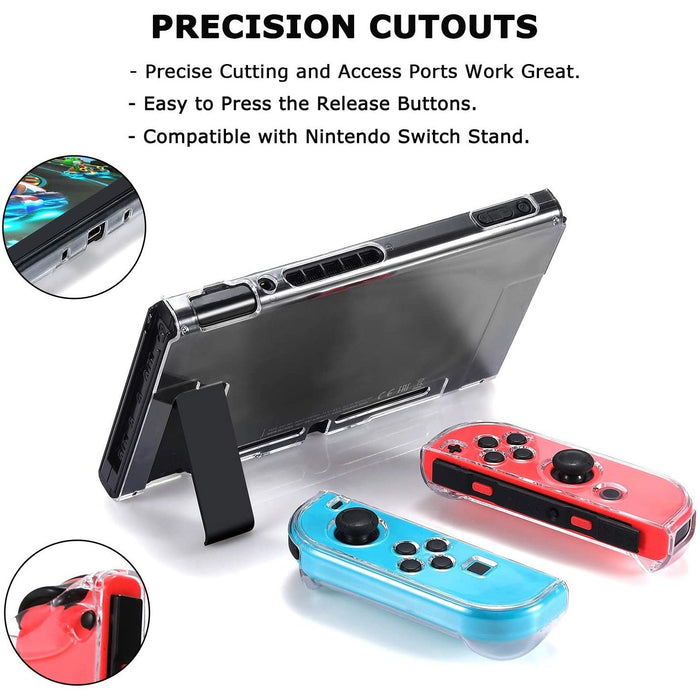 Tasikar Dockable Protective Case Compatible with Nintendo Switch Separable...-Nintendo Switch Skins, Faceplates & Cases-Tasikar-brands-world.ca