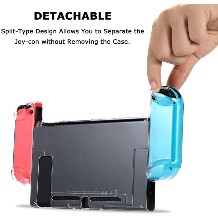 Tasikar Dockable Protective Case Compatible with Nintendo Switch Separable...-Nintendo Switch Skins, Faceplates & Cases-Tasikar-brands-world.ca