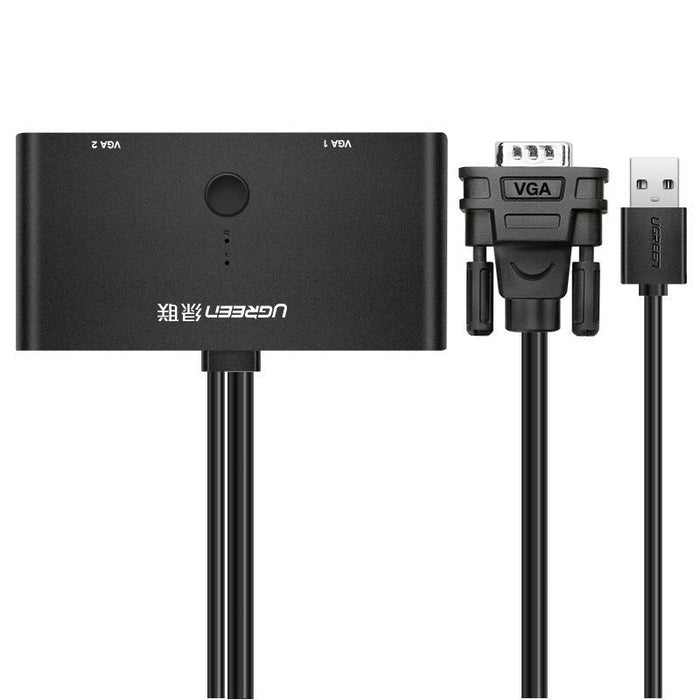 UGREEN 2-Port VGA Switcher-Adapters & Switches-UGREEN-brands-world.ca