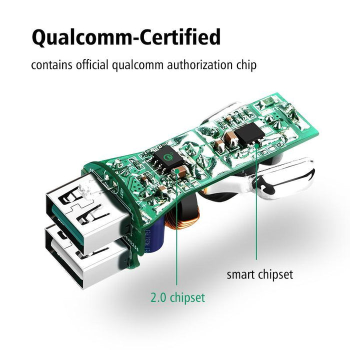 UGREEN 2 ports Dual-USB Car Charger 20392-USB Car Chargers-UGREEN-brands-world.ca