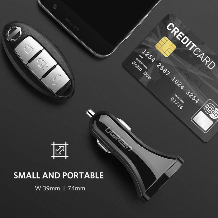 UGREEN 29W 3 Port USB Car Charger-USB Car Chargers-UGREEN-brands-world.ca