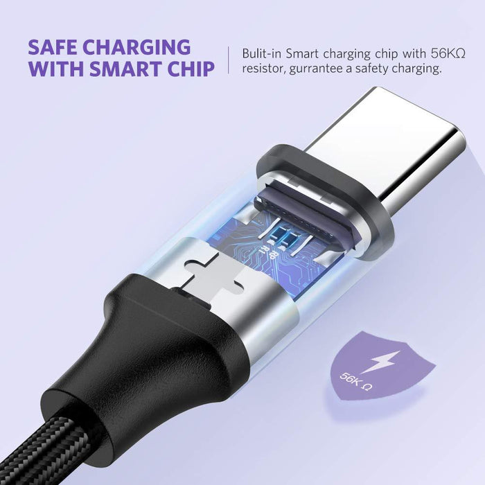 UGREEN 5A USB C Cable, Nylon-Braided USB Type C Charger Lead Super Fast Charge 1m/Black-USB C Cable-UGREEN-brands-world.ca