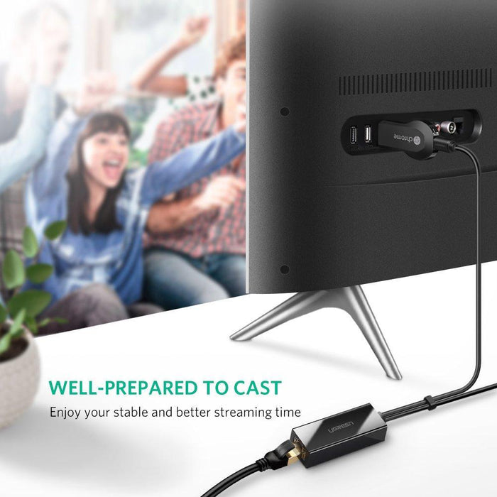 UGREEN Ethernet Adapter for Chromecast and Micro USB TV Sticks, to...-Wired Network Cards-UGREEN-brands-world.ca