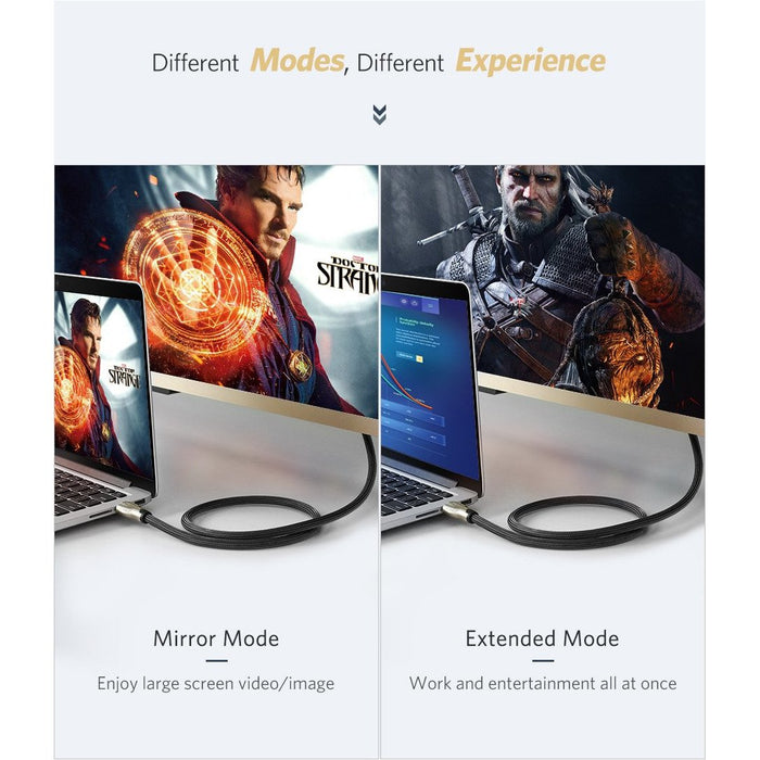 UGREEN HDMI cable 3FT metal connector Case with nylon braid Support 3D-HDMI Cables-UGREEN-brands-world.ca