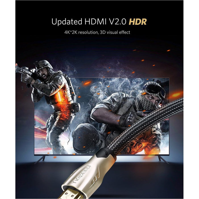 UGREEN HDMI cable 3FT metal connector Case with nylon braid Support 3D-HDMI Cables-UGREEN-brands-world.ca