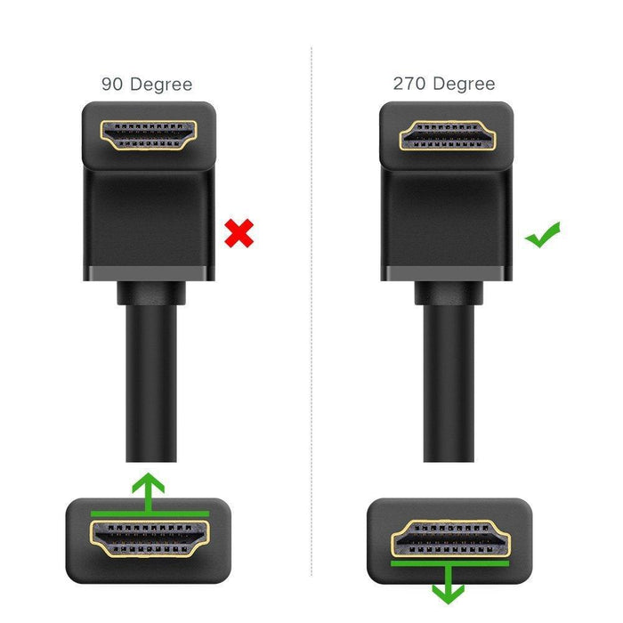 UGREEN HDMI Right Angle cable
Straight to Up-HDMI Cables-UGREEN-brands-world.ca