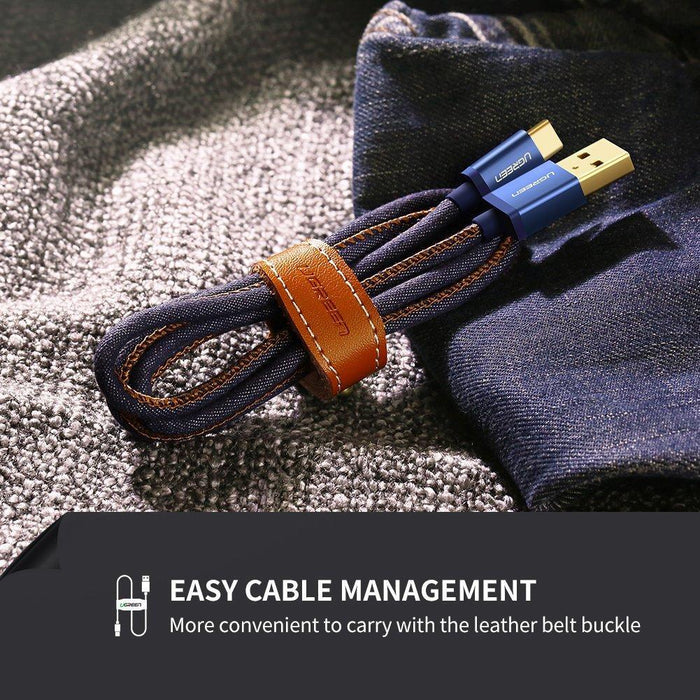 UGREEN Micro USB Cable Denim Braided Fast Charging Cable USB to Micro USB Data Cable-Micro USB Cable-UGREEN-brands-world.ca