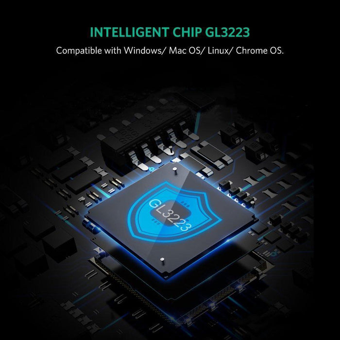 UGREEN SD Card Reader USB 3.0 Hub Adapter 5Gbps Read 4 Cards Black-Card Readers & Adapters-UGREEN-brands-world.ca