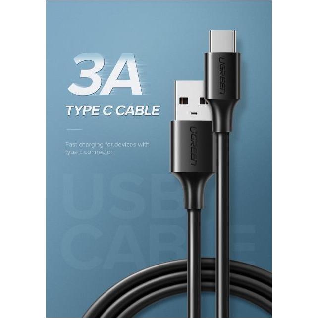 UGREEN Type-C Cable PVC Jacket Data Speed 480Mbps Charging Speed 5V 2.4A(2M)Black-USB C Cable-UGREEN-brands-world.ca