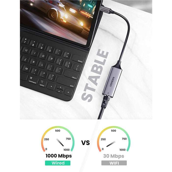 UGREEN Type C Gigabit lan card-USB C Cable-UGREEN-brands-world.ca