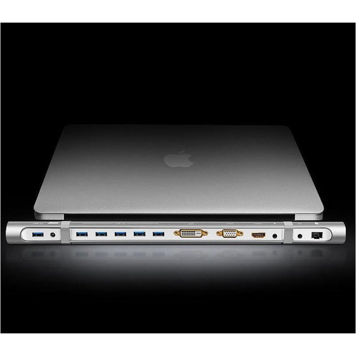 UGREEN USB 3.0 Dual Multi-Display Converter-5 Ports USB 3.0HUB+SD/TF Card read+Gigabit lan+Audio(mic+earphone)+VGA+HDMI+DVI-Wired Network Cards-UGREEN-brands-world.ca