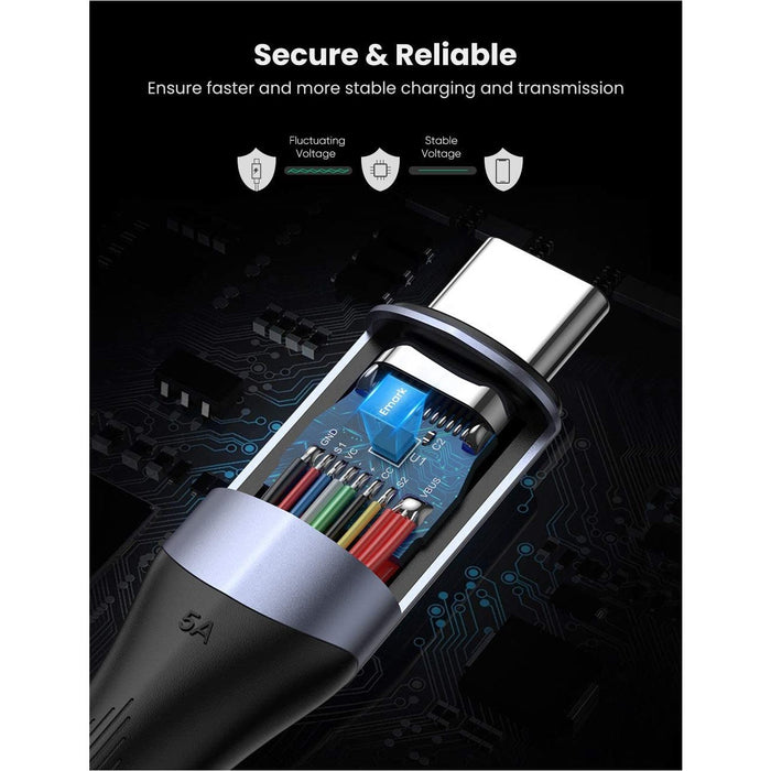 UGREEN USB C to C Cable 100W, 4K 60Hz 3.1 Gen 2 Type C Fast Charging...-iPhone Chargers & Cables-UGREEN-brands-world.ca