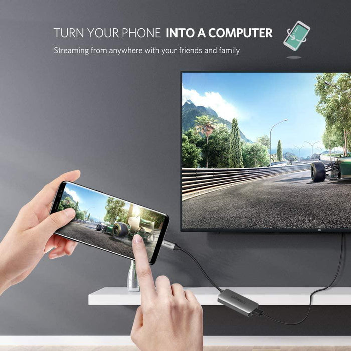 UGREEN USB C to HDMI Adapter 4K 60HZ Type C Thunderbolt 3 Converter Male to...-USB Hubs-UGREEN-brands-world.ca