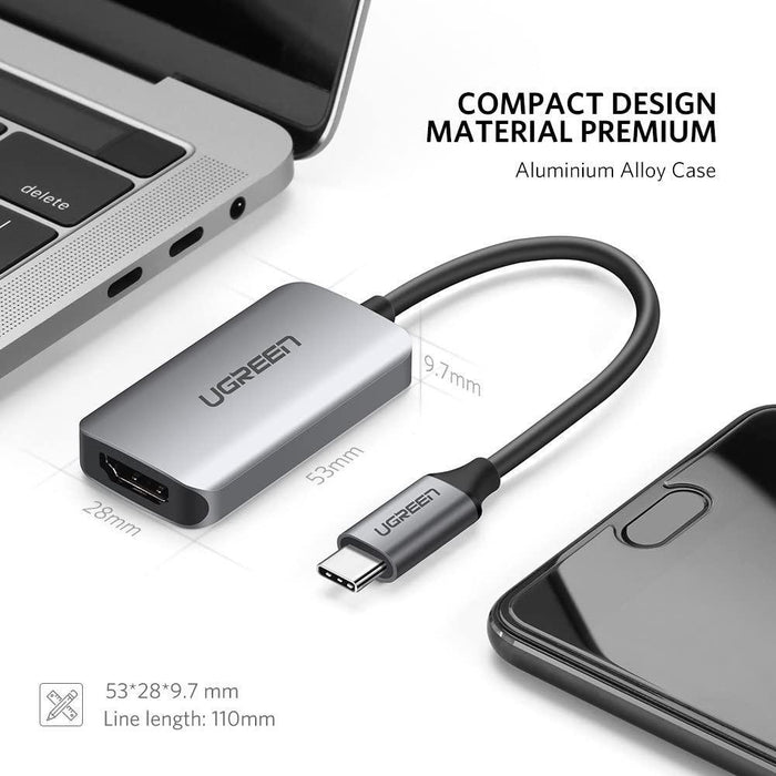 UGREEN USB C to HDMI Adapter 4K 60HZ Type C Thunderbolt 3 Converter Male to...-USB Hubs-UGREEN-brands-world.ca