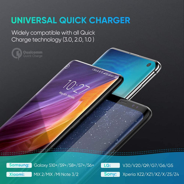 UGREEN USB Charger 36W UK PLUG, QC 3.0 Quick Wall Charger Adapter 2-Port USB Travel Plug-USB Home/Wall Chargers-UGREEN-brands-world.ca