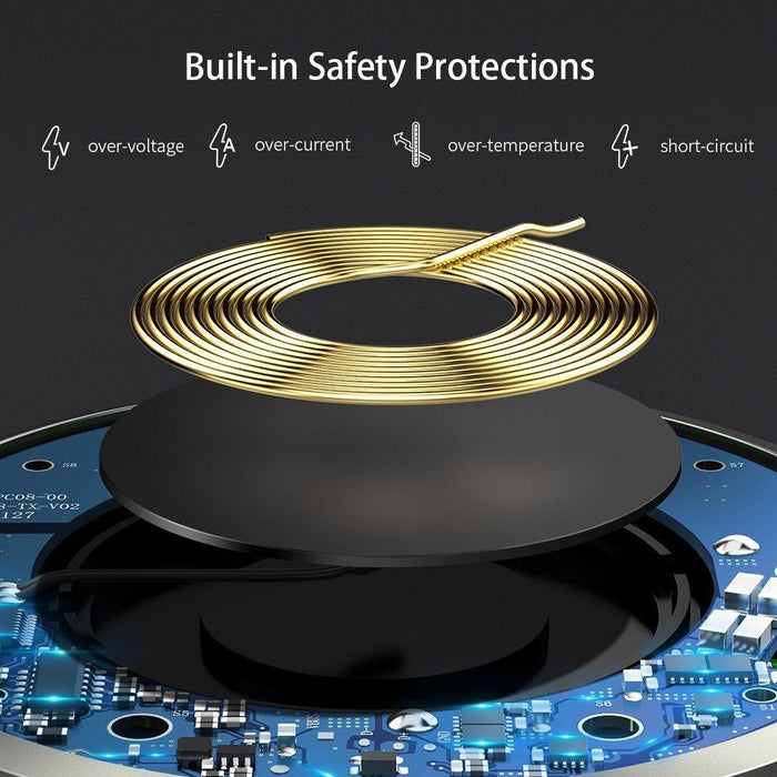 UGREEN Wireless Charger 10W QI Fast Charging Pad Mat with Anti-Slip Rubber-Wireless Chargers-UGREEN-brands-world.ca