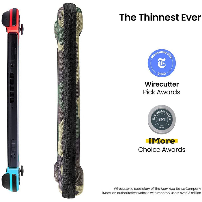 Ultra Slim Carrying Case Fit for Nintendo Switch, tomtoc Camouflage -Nintendo Switch Skins, Faceplates & Cases-tomtoc-brands-world.ca