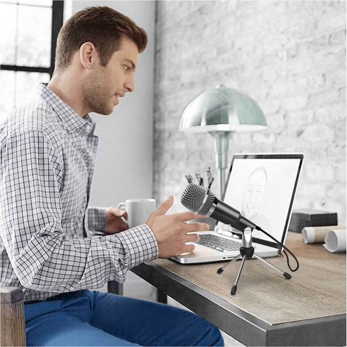USB Microphone,Fifine Plug and Play PC Computer Condenser Microphone for...-Condenser Mics-FIFINE TECHNOLOGY-brands-world.ca