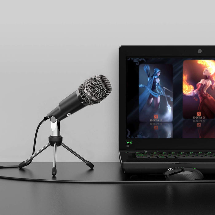 USB Microphone,Fifine Plug and Play PC Computer Condenser Microphone for...-Condenser Mics-FIFINE TECHNOLOGY-brands-world.ca