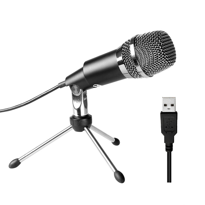USB Microphone,Fifine Plug and Play PC Computer Condenser Microphone for...-Condenser Mics-FIFINE TECHNOLOGY-brands-world.ca