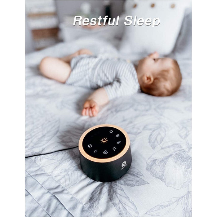 White Noise Machine - Dreamegg Sound for Baby Kid Adult, Black-Baby Sound Machines-Dreamegg-brands-world.ca