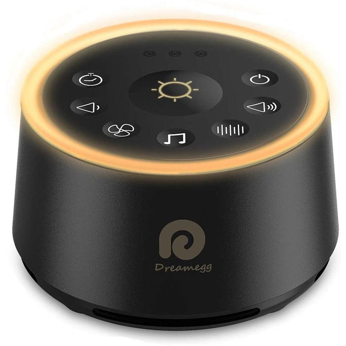 White Noise Machine - Dreamegg Sound for Baby Kid Adult, Black-Baby Sound Machines-Dreamegg-brands-world.ca