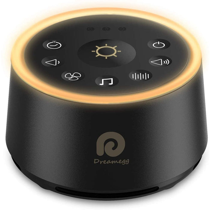White Noise Machine - Dreamegg Sound for Baby Kid Adult, Black-Baby Sound Machines-Dreamegg-brands-world.ca