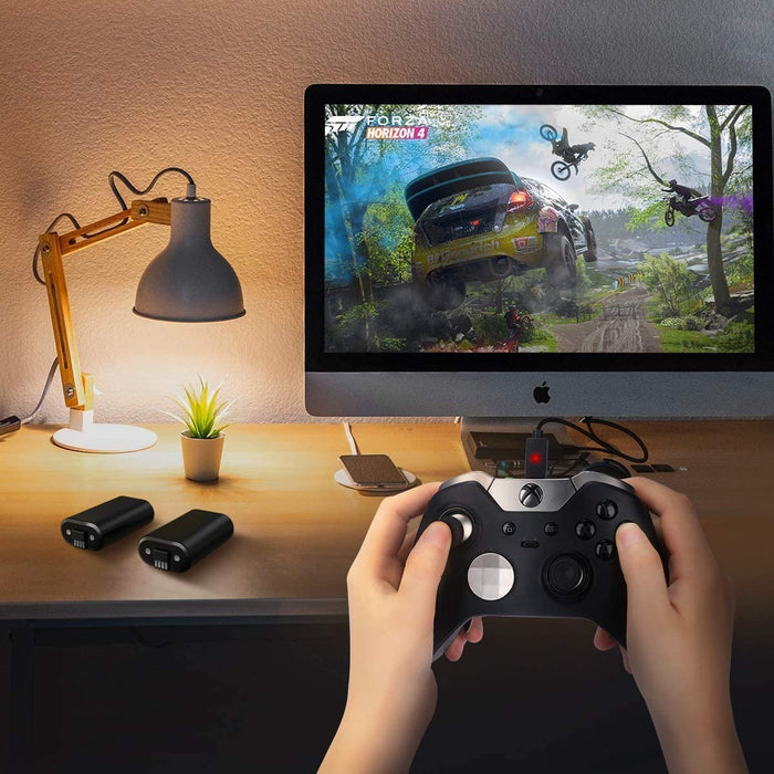 Xbox One Battery Pack, 2 x 1200mAh Ni-MH Rechargeable for Xbox...-Xbox One Power Supplies & Battery Packs-YAEYE-brands-world.ca