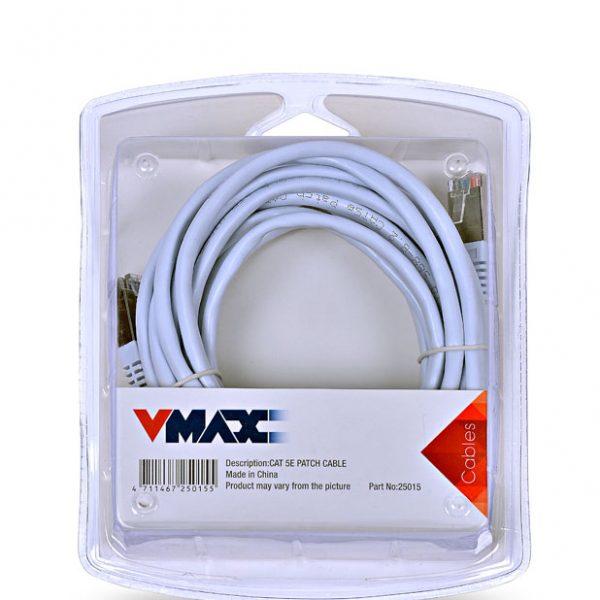 25015 CAT5 NETWORK CABLE RJ45 5M/15FT-Ethernet Cables-V-MAX-brands-world.ca