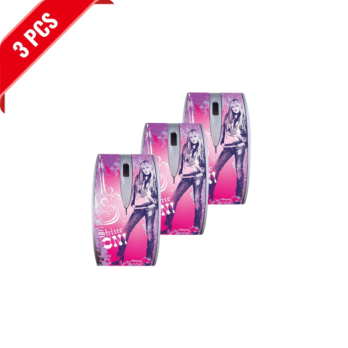 [3 Pack] Disney Hannah Montana High-Resolution Optical Mouse