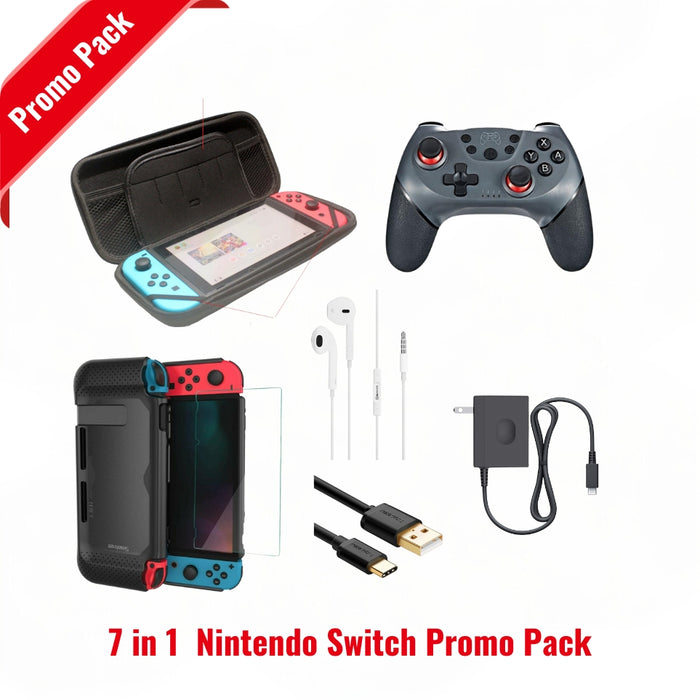 Promo 7-in-1 Nintendo Switch Promo Pack, High-End