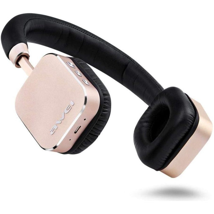 Wireless stereo headphone Gold  Black