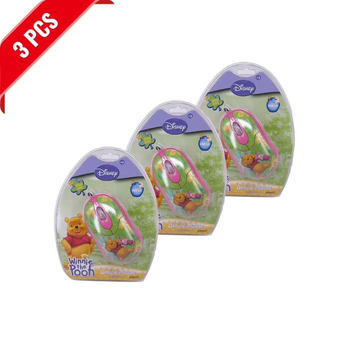 [3 Pack] Disney  Winnie The Pooh Optical Mouse