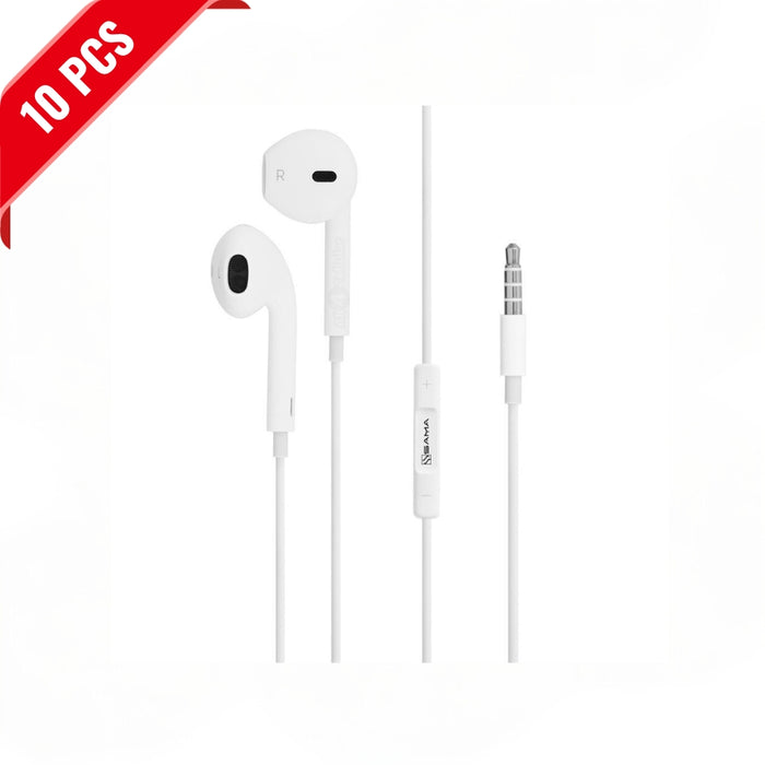 [10 Pack ]iPhone Earbuds Headphones Earphones with 3.5mm Wired in Ear Headphone Plug, Built-in Microphone & Volume Control