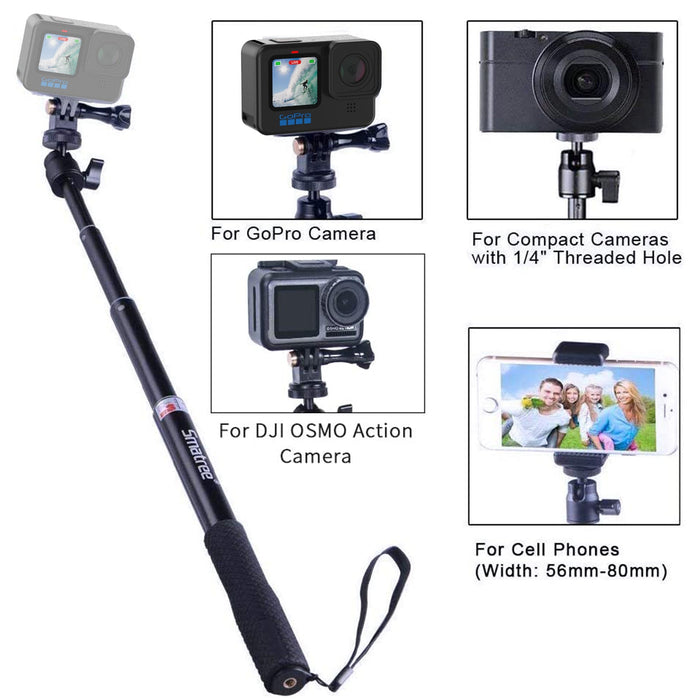 Gopro Accessories - SmaPole Telescoping Gopro Pole / Gopro Monopod