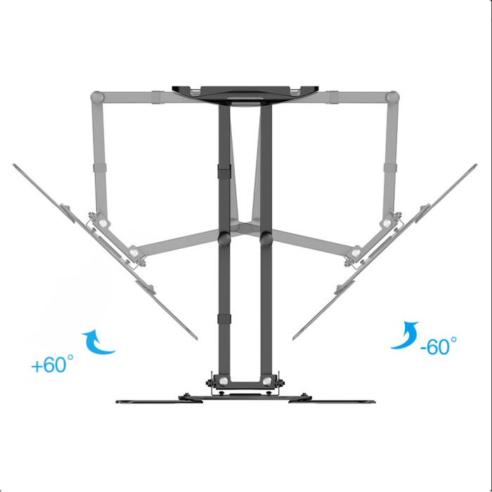 ull Motion TV Wall Mount/ Monitor for Most 45-65 Inch Flat Curved TVs