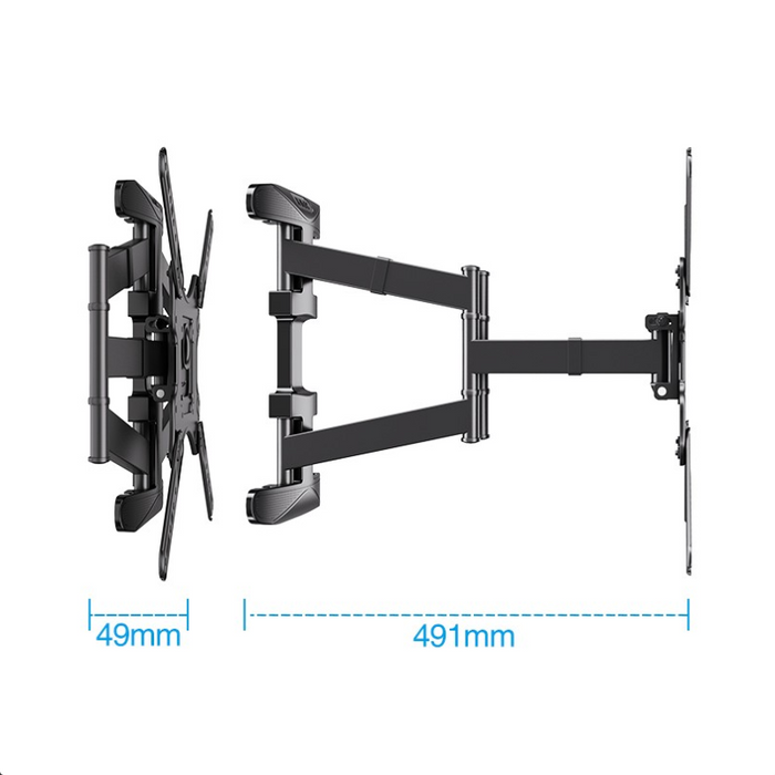 ull Motion TV Wall Mount/ Monitor for Most 45-65 Inch Flat Curved TVs