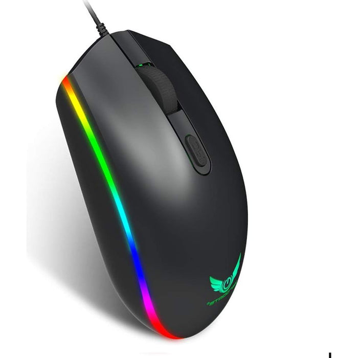 RGB Wired Gaming Mouse 1600dpi (Black)