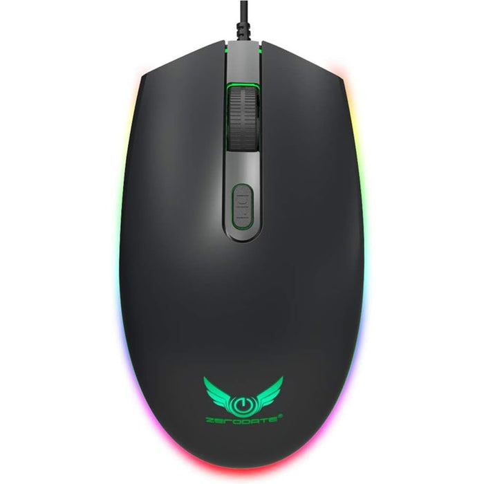 RGB Wired Gaming Mouse 1600dpi (Black)