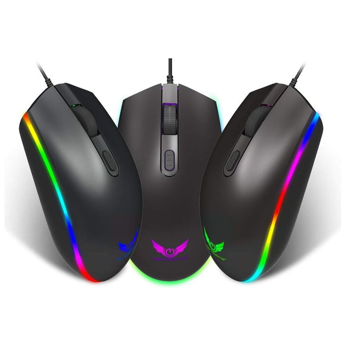 RGB Wired Gaming Mouse 1600dpi (Black)