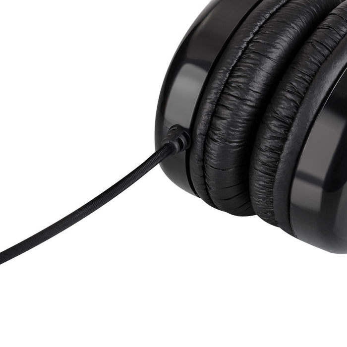 [Open Box] Wired headphones with mic adjustable head beam