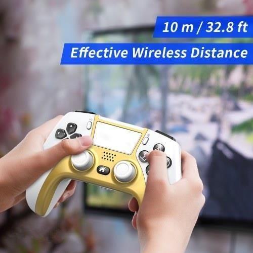 Gold Wireless Controller for PS4