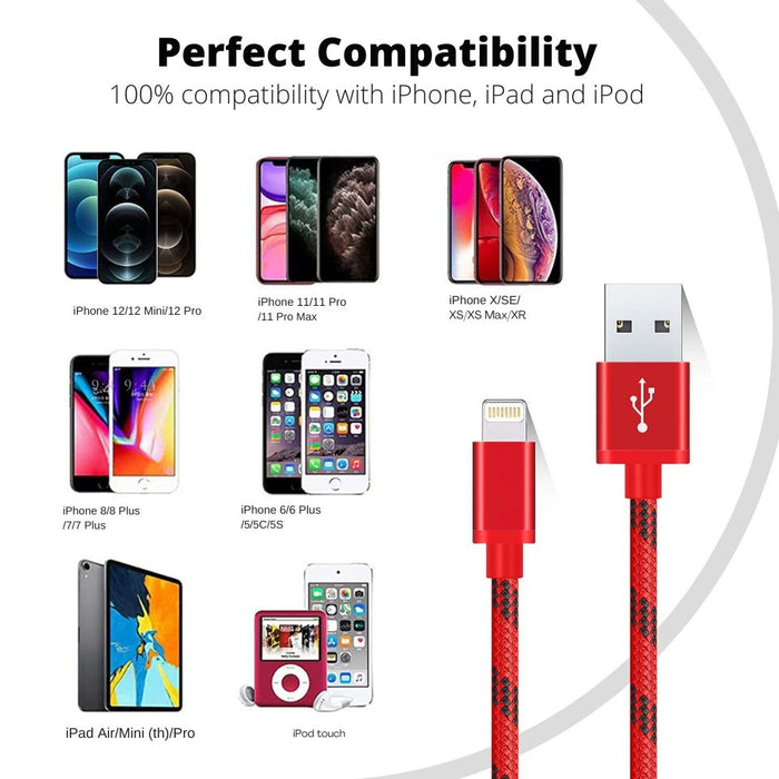 SAMA Lightning Cable MFI Special Edition, 1,5Meter, Red