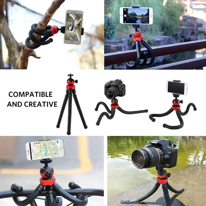 Flexible Tripod for iPhone & Cameras (Camera not include)